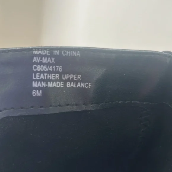 Adrienne Vittadini Black Leather Boots with Buckle Accents - Picture 11 of 15